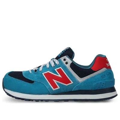 New Balance 574 Low-top Blue/red In Multi