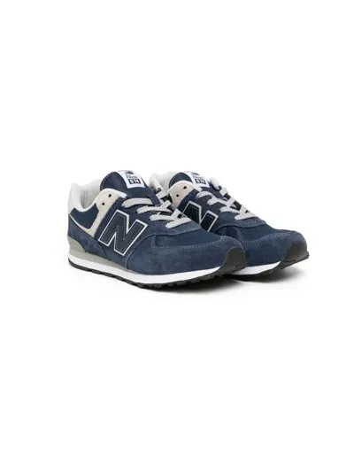 New Balance Kids' 574 Low-top Sneakers In Navy
