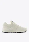 New Balance 574 Low-top Sneakers In Linen With Sea Salt In Beige