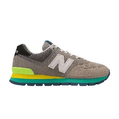 Pre-owned New Balance 574 'marblehead Emerald Sky' In Grey