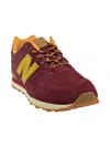 New Balance 574 "mercury Red/gold Rush" Sneakers In Burgundy
