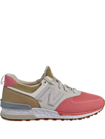 New Balance 574 Mesh Sneakers In Pink