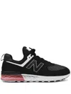 New Balance 574 Mesh Trainers In Black
