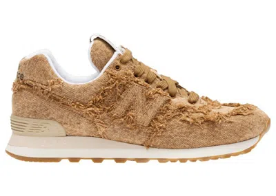 Pre-owned New Balance 574 Miu Miu (women's) Sneakers In Cognac In Brown