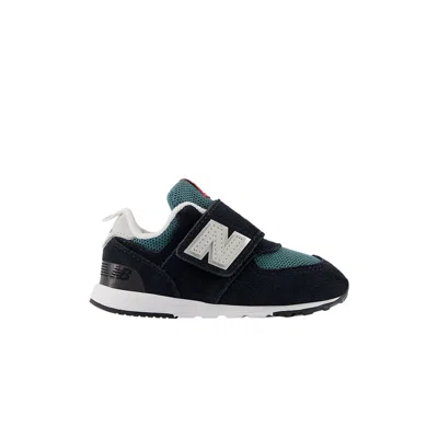 Pre-owned New Balance 574 New-b Hook & Loop Toddler 'black New Spruce' | Infant Size 3