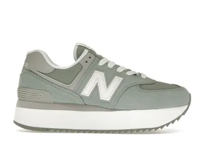 Pre-owned New Balance 574 Plus (women's) Sneakers In Dark/grey In Gray