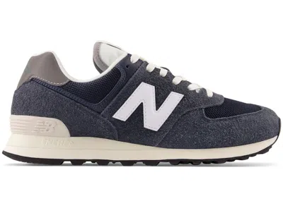 Pre-owned New Balance 574 Premium Og Pack Sneakers In Navy Blue/white/grey