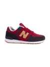 New Balance 574 "red/black" Sneakers In Red