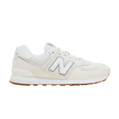 Pre-owned New Balance 574 'sea Salt Concrete Gum' In White