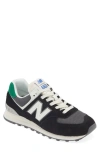 New Balance 574 Sneakers In Black/grey/green