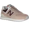 New Balance Women's 574 Fashion Casual Sneakers From Finish Line In Flat Taupe/rich Oak