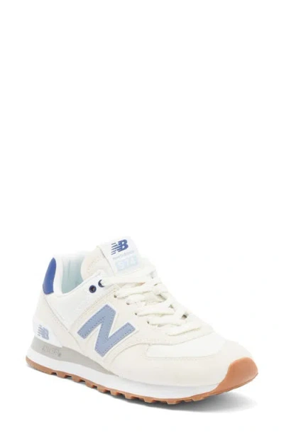 New Balance 574 Sneaker In Linen/indigo