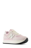 New Balance 574 Sneaker In Mid Century Pink/pink Granite
