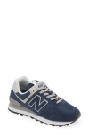 New Balance 574 Low-top Sneakers In Navy In Navy/white