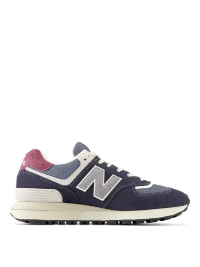 New Balance 574 Suede Sneakers In Blue