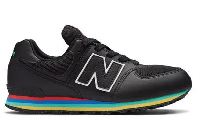 Pre-owned New Balance 574 Sneakers In Black