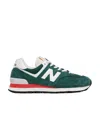 New Balance Gender Inclusive 574 Sneaker In New Spruce/sea Salt