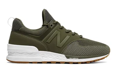 Pre-owned New Balance 574 Sport Olive White Gum In Olive/white/gum