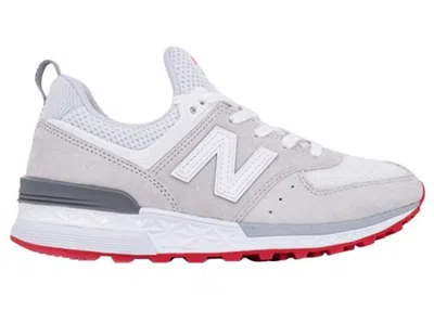 Pre-owned New Balance 574 Sport (women's) Sneakers In Off In White/off White