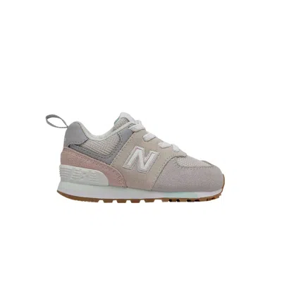 Pre-owned New Balance 574 Toddler 'rain Cloud Oyster Pink' | Grey | Infant Size 9.5 In Gray