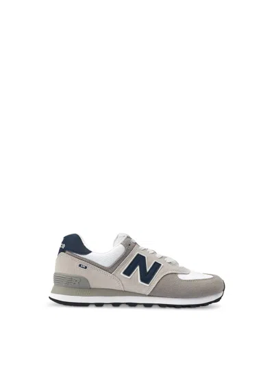New Balance 574 Trainers In White/grey/blue
