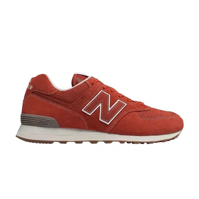 Pre-owned New Balance 574 'vintage Russet' In Orange