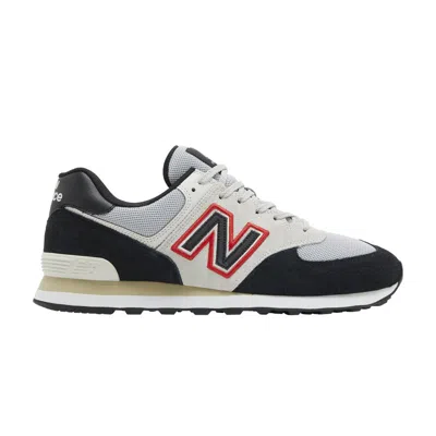 Pre-owned New Balance 574 'white Black Red'