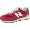 New Balance Woman Sneakers Red Size 5 Leather, Textile Fibers In Red