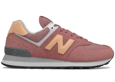 Pre-owned New Balance 574 (women's) Sneakers In Astral Glow/washed Henna