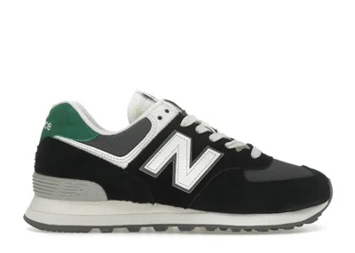 Pre-owned New Balance 574 (women's) Sneakers In Black/castlerock/classic Pine