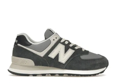 Pre-owned New Balance 574 (women's) Sneakers In Blacktop/turtledove