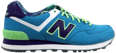 Pre-owned New Balance 574 (women's) Sneakers In Blue/purple In Multi