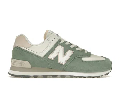 Pre-owned New Balance 574 (women's) Sneakers In Dark Juniper In Green