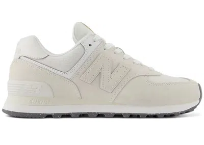 Pre-owned New Balance 574 (women's) Sneakers In Linen/sea Salt In Multi