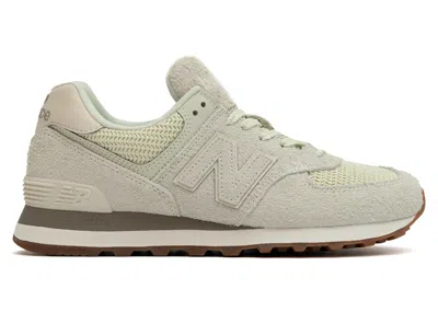 Pre-owned New Balance 574 (women's) Sneakers In Mineral In Gray