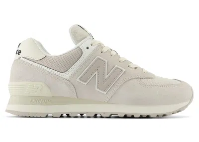 Pre-owned New Balance 574 (women's) Sneakers In Moonbeam/moonrock/turtledove