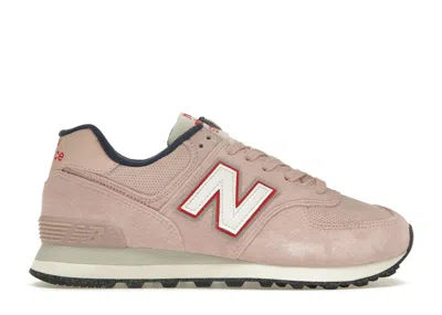 Pre-owned New Balance 574 (women's) Sneakers In Pink/grey In Multi