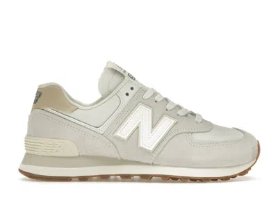 Pre-owned New Balance 574 (women's) Sneakers In Reflection/white/angora