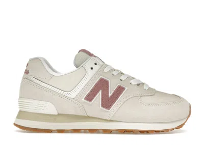 Pre-owned New Balance 574 (women's) Sneakers In Sandstorm/angora