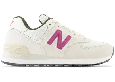 Pre-owned New Balance 574 (women's) Sneakers In Sea Salt/scorpio/kombu