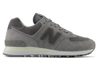 Pre-owned New Balance 574 (women's) Sneakers In Slate Grey In Gray