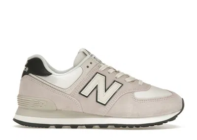 Pre-owned New Balance 574 (women's) Sneakers In Washed Pink/blacktop/turtledove In Multi