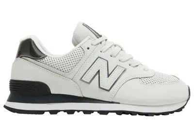 Pre-owned New Balance 574 (women's) Sneakers In White