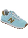 New Balance 574 Womens Suede Trim Workout Running Shoes In Multi