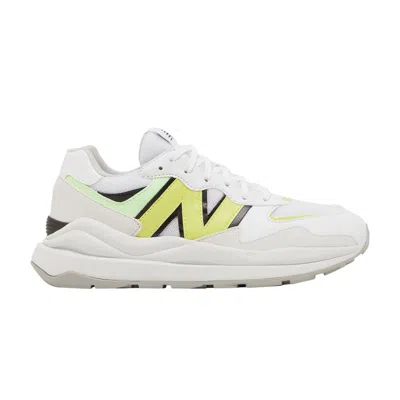 Pre-owned New Balance 57/40 Big Kid 'white Lemonade' | Kid's Size 6.5