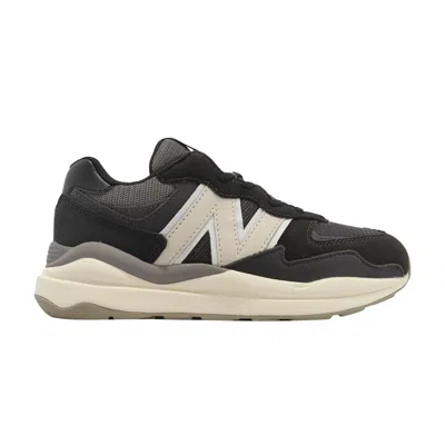 Pre-owned New Balance 57/40 Bungee Little Kid Wide 'black Ivory' | Kid's Size 10.5