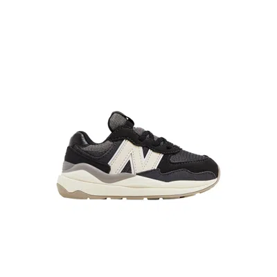 Pre-owned New Balance 57/40 Bungee Toddler 'black Moonbeam' | Infant Size 4