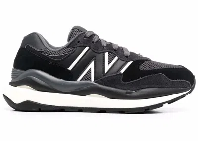 Pre-owned New Balance 57/40 Dark Grey (women's) Sneakers In Black/sea Salt