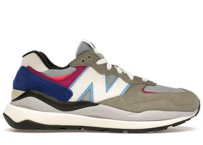 Pre-owned New Balance 57/40 Incubation Sneakers In Grey/pink Zing In Multi