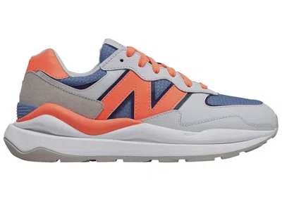Pre-owned New Balance 57/40 Orange (women's) Sneakers In White/stellar Blue